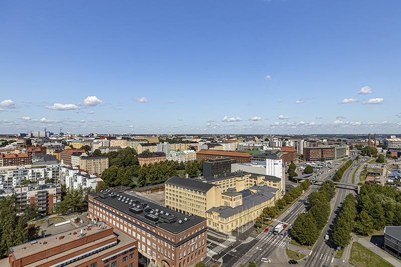 Helsingin Meritorni, näköala kaupunki kesä